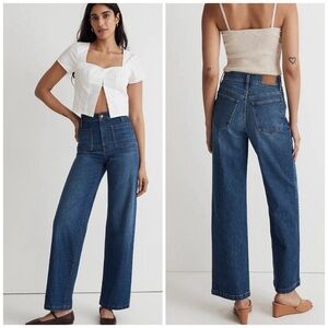 Madewell The Petite Perfect Vintage Wide-Leg Jean: Patch Pocket Edition …